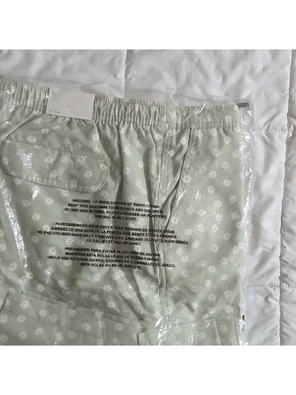Green Floral Men's Shorts